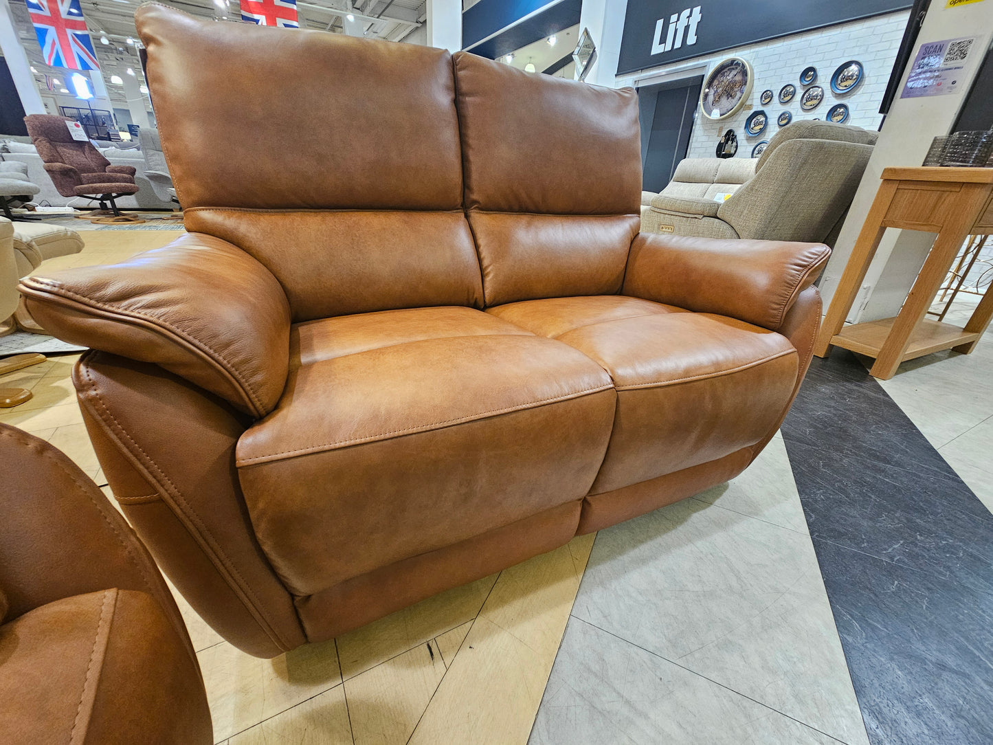 Lotus 3 Seater Sofa + 2 Seater Power Recliner Sofa