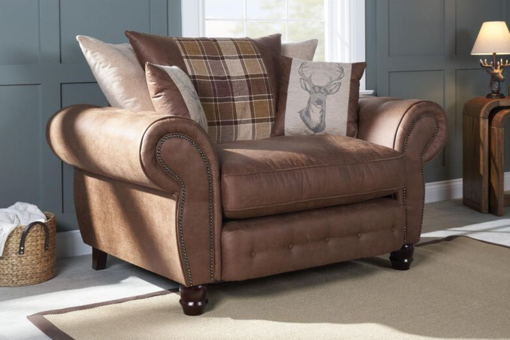 Cambridge Love Chair Scatter Back | Tan