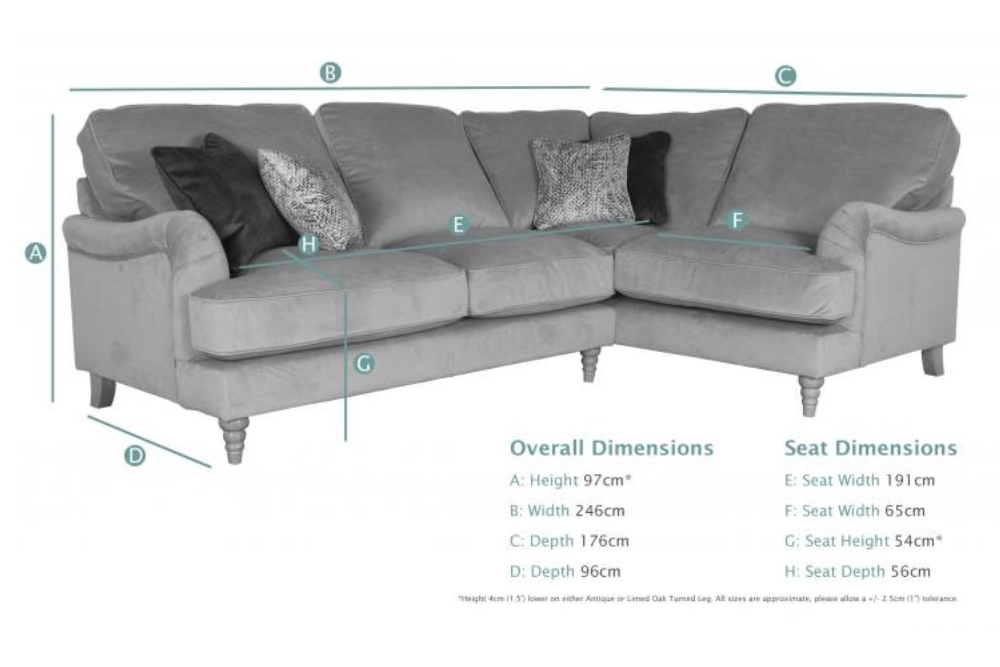 Bosworth RHF 2C1 Cornergroup Sofa