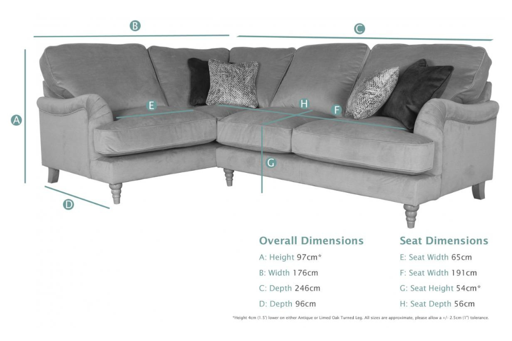 Bosworth LHF 1C2 Cornergroup Sofa
