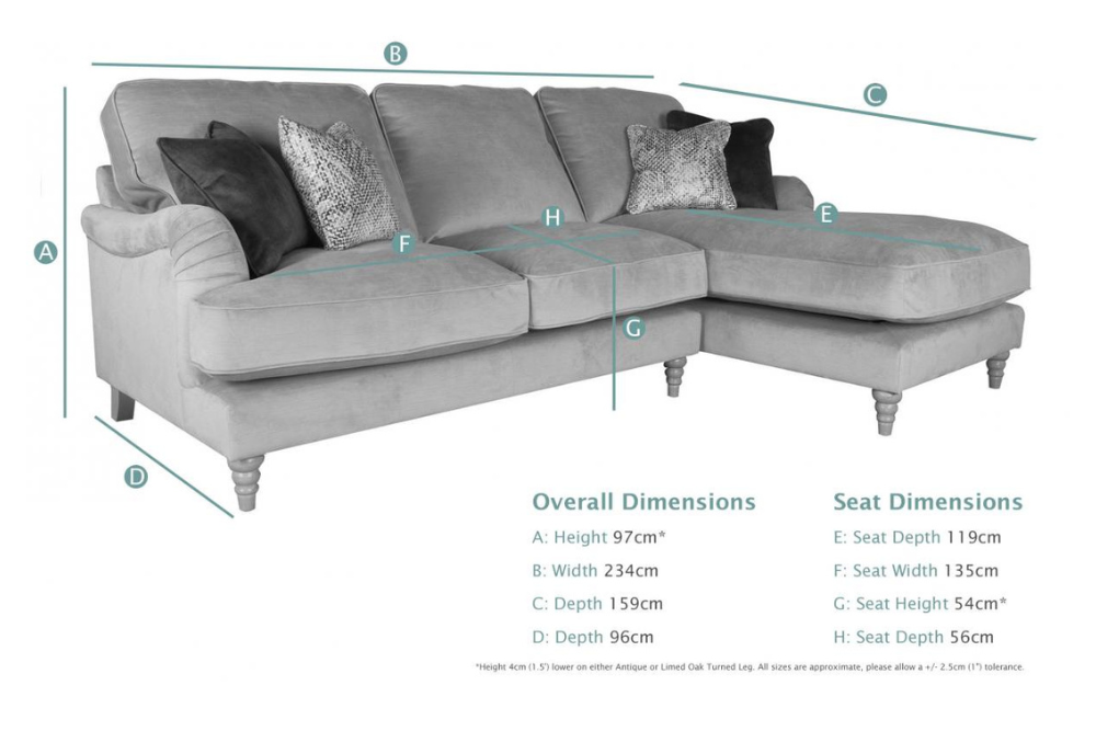 Bosworth RHF Chaise Sofa