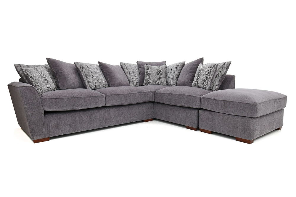 Corner sofa shop with stool