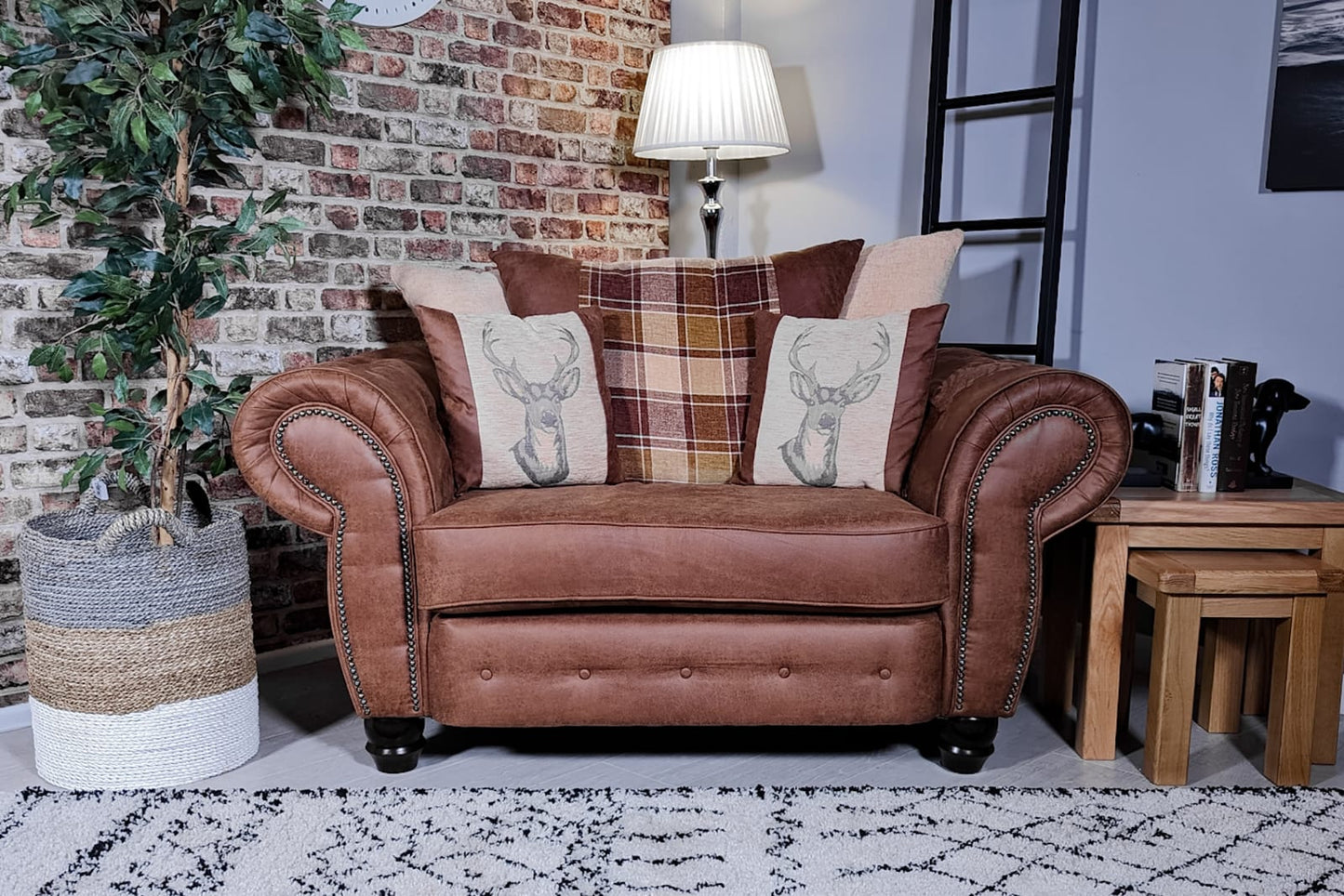 Cambridge Love Chair Scatter Back | Tan