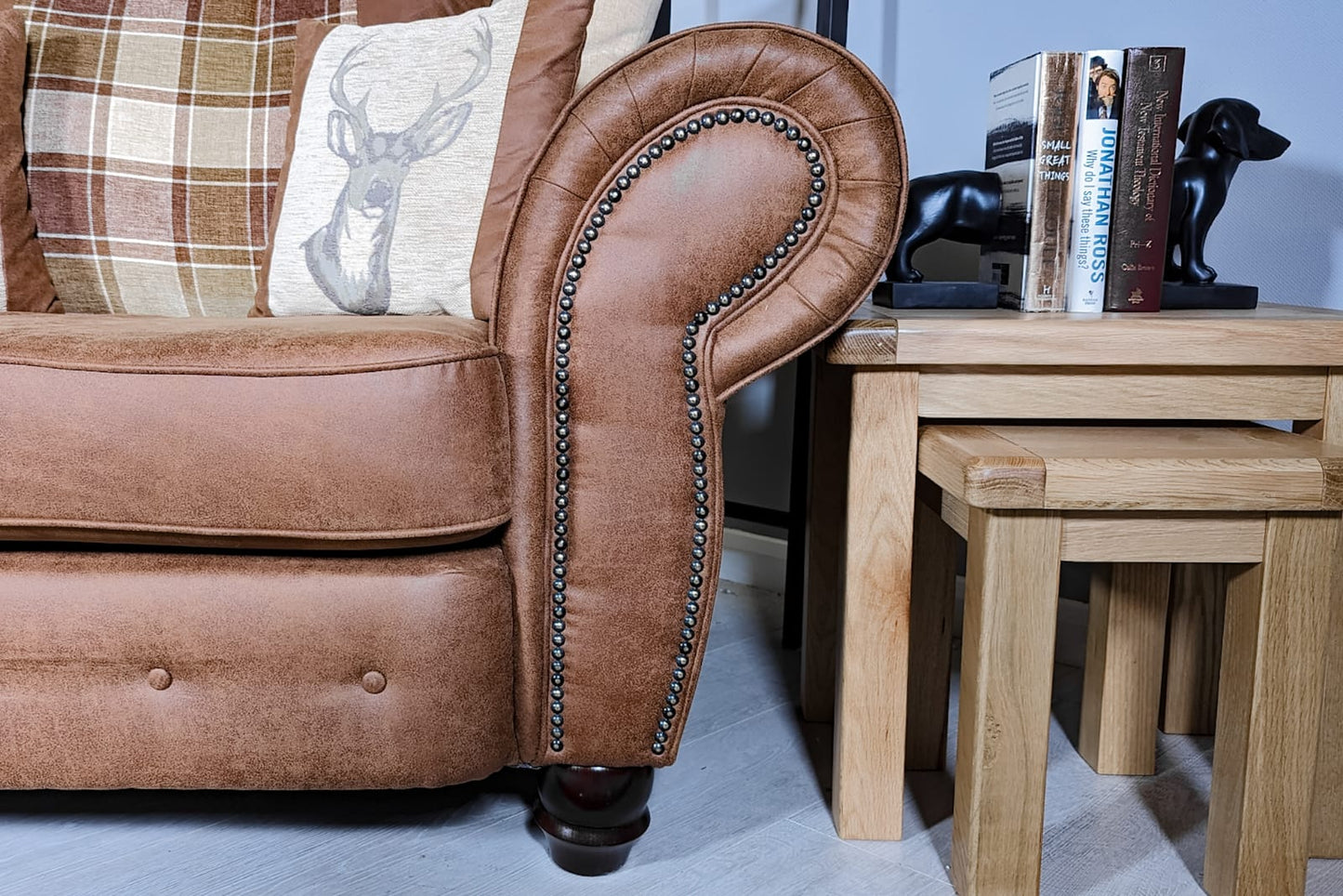 Cambridge Love Chair Scatter Back | Tan