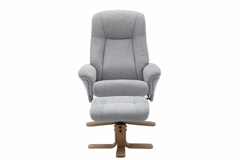Hanover Swivel Recliner Chair & Stool