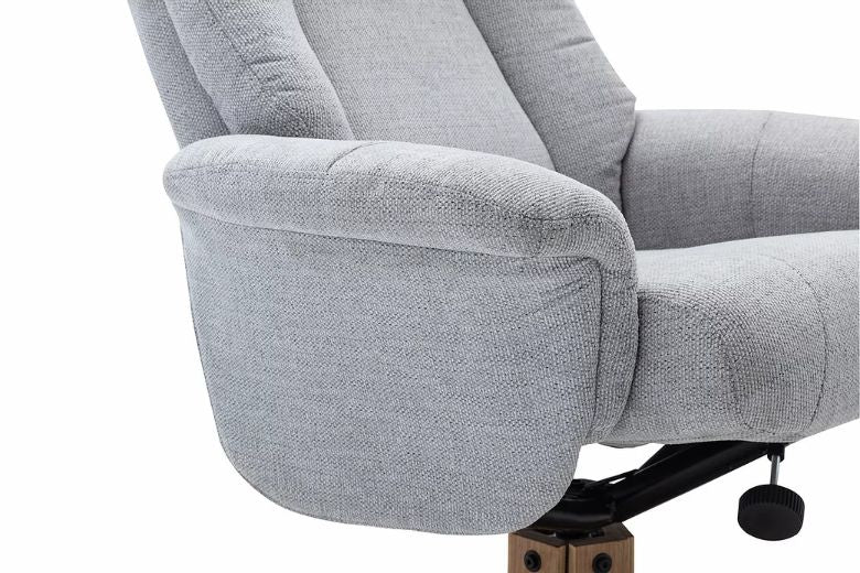 Hanover Swivel Recliner Chair & Stool