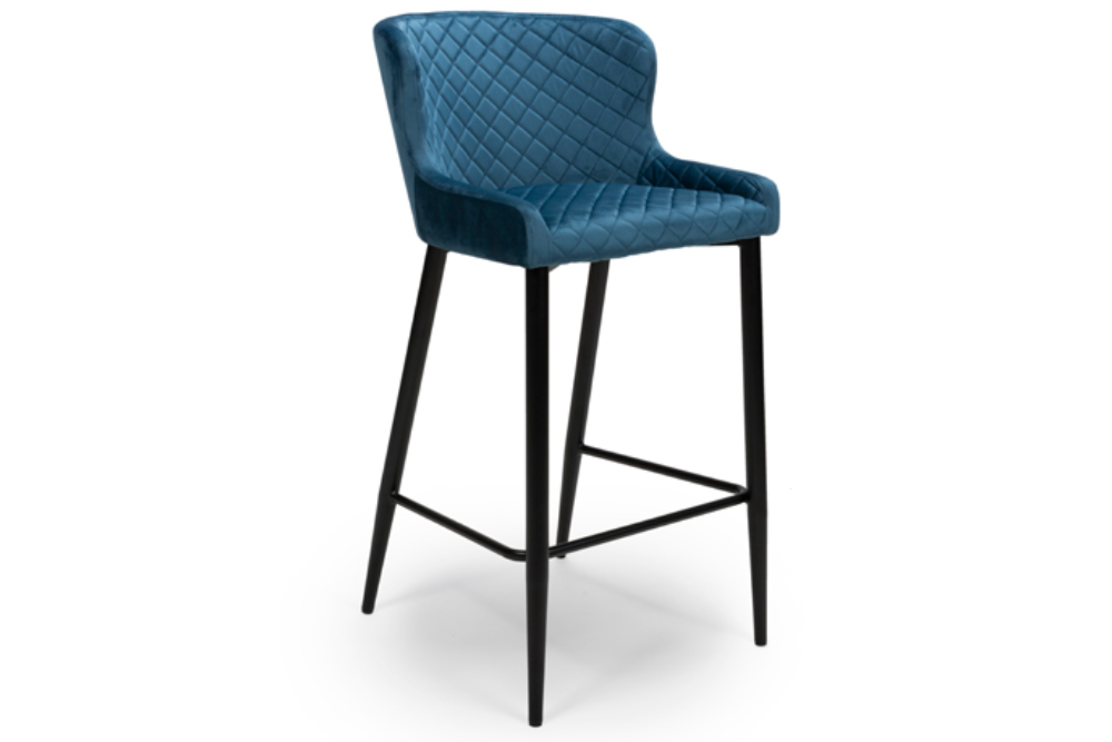 The Malmo Collection - Bar Stool SET OF 2 | Blue