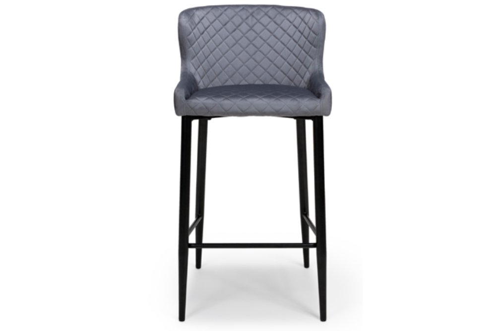 The Malmo Collection - Bar Stool SET OF 2 | Grey
