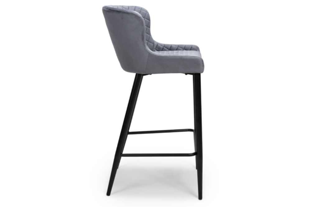 The Malmo Collection - Bar Stool SET OF 2 | Grey