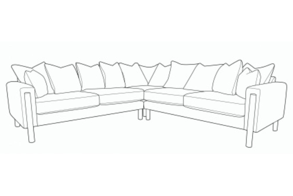The Wilma Range - 2C2 Cornergroup Sofa