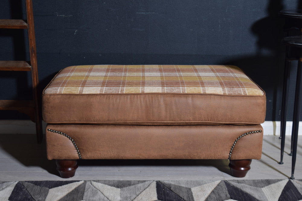 Cambridge Standard Footstool | Tan