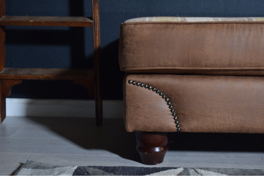 Cambridge Standard Footstool | Tan