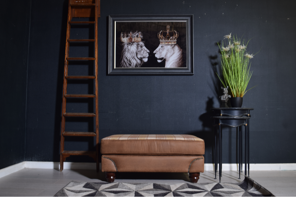 Cambridge Standard Footstool | Tan