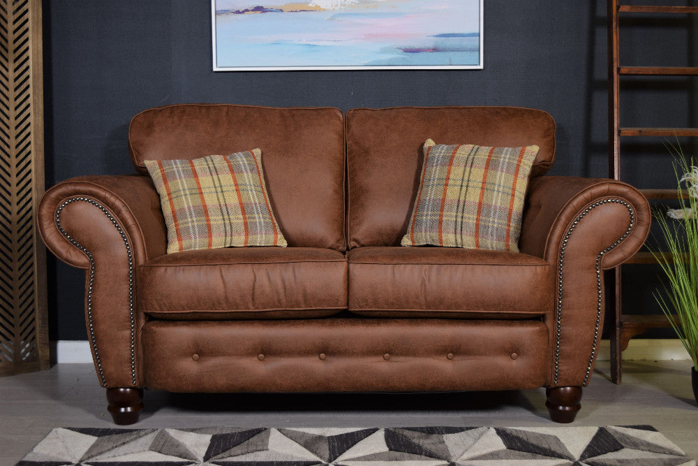 Cambridge 2 Seater Sofa Standard Back | Tan