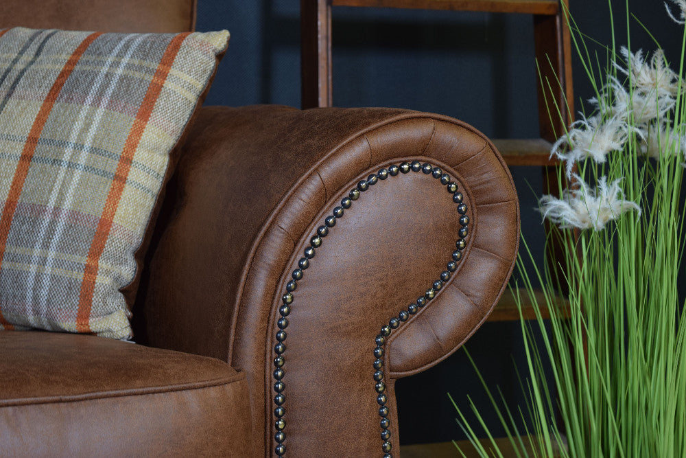 Cambridge 3 Seater Sofa Standard Back | Tan