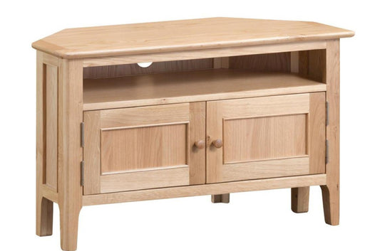 Nottingham Corner TV Cabinet - Oak