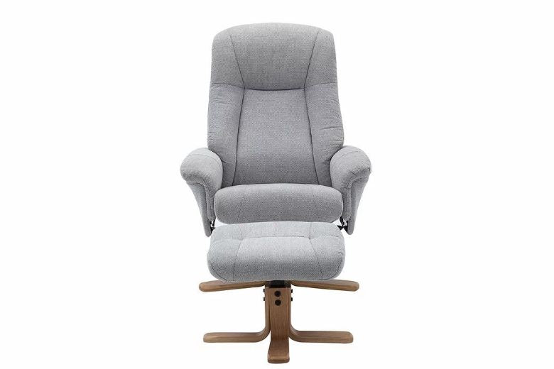 Hanover Swivel Recliner Chair & Stool