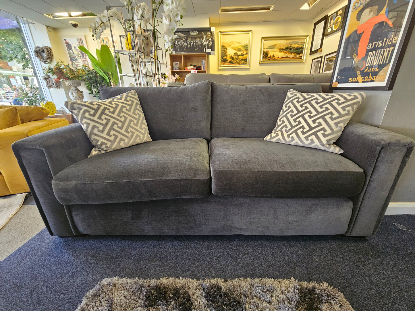 Downton 3 Seater Sofar + 2x Swivel Chairs Set