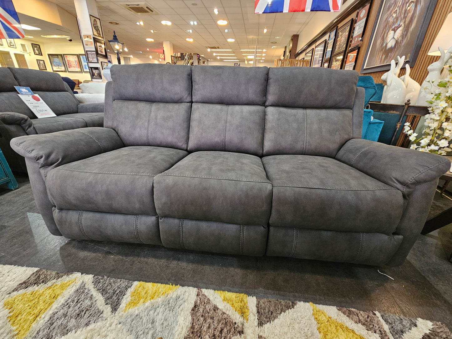 Oscar 3 Seater Manual Recliner