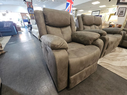 Rome 2 Seater Power Recliner Sofa + Power Recliner Chair Set