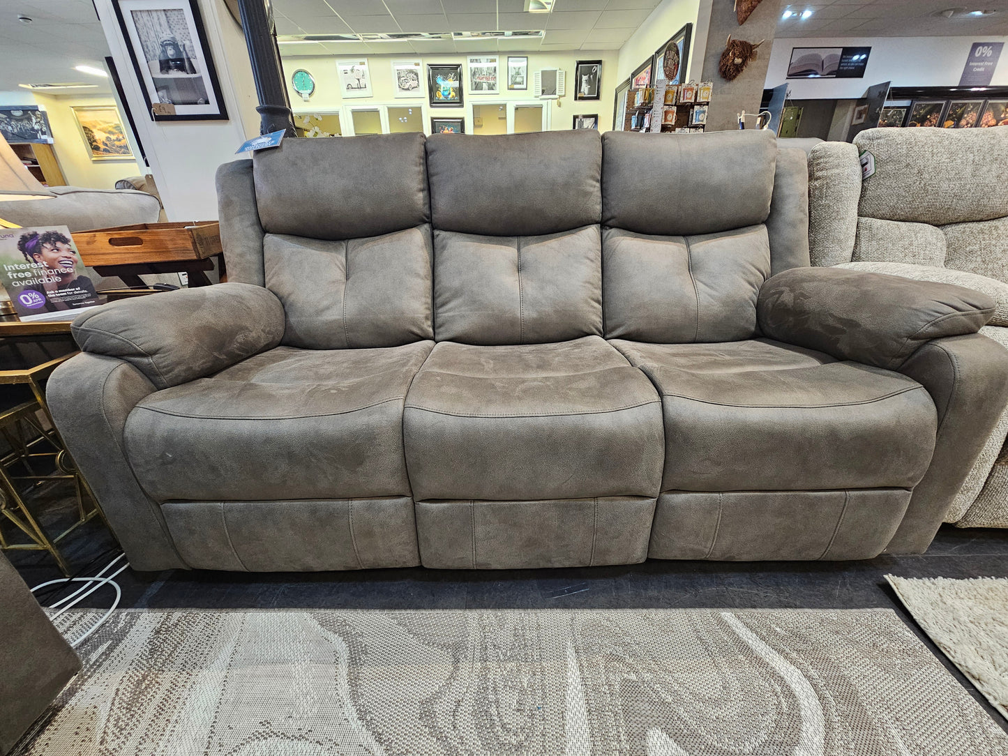 Rome 3 Seater Power Recliner Sofa