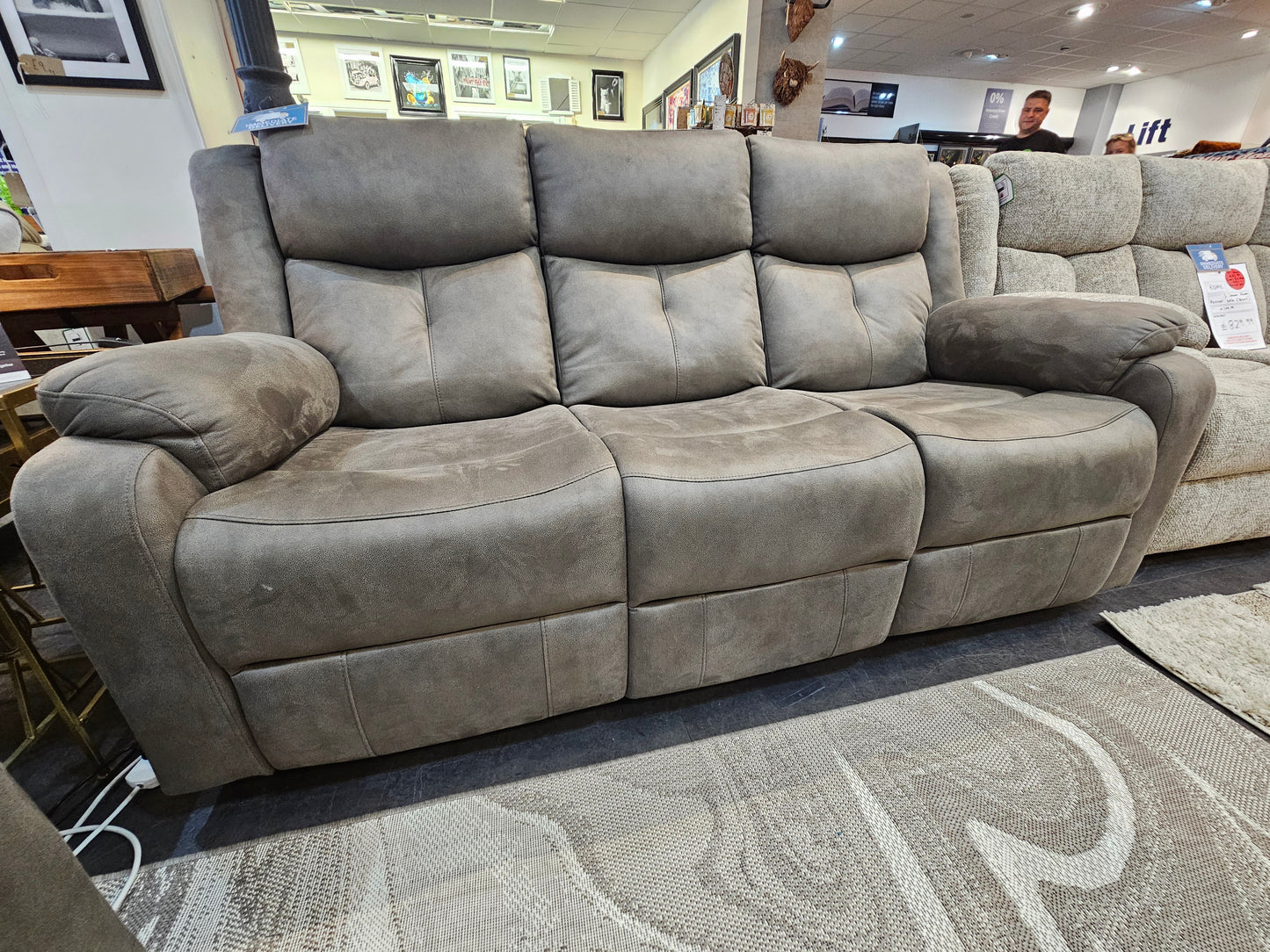 Rome 3 Seater Power Recliner Sofa