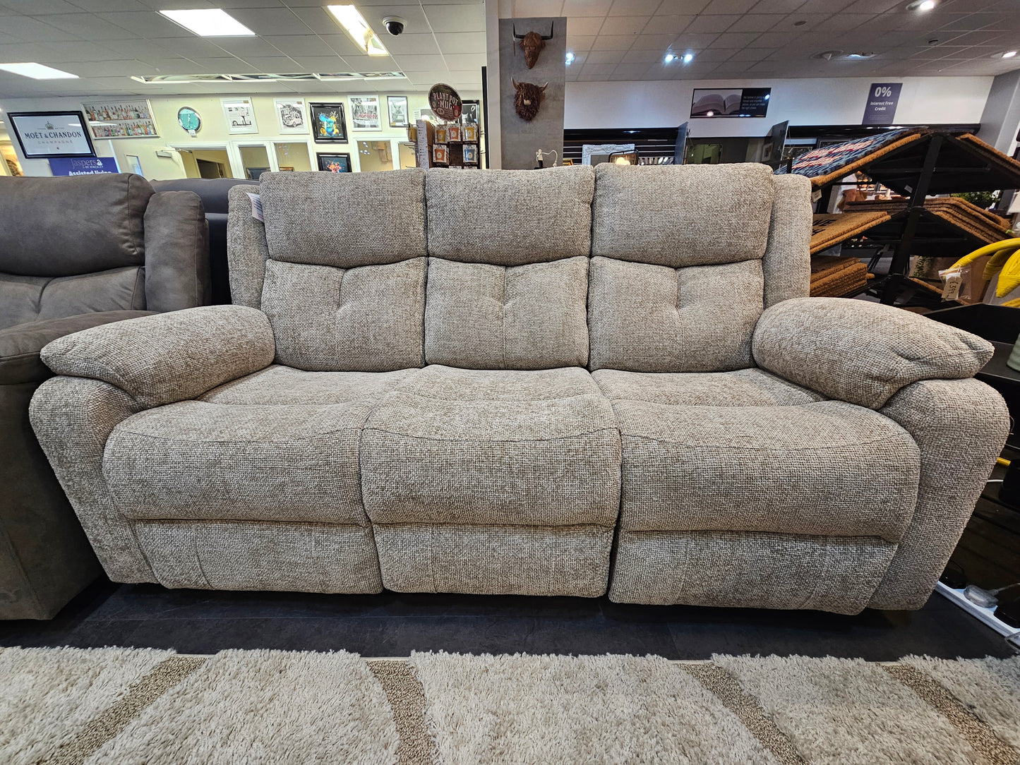Rome 3 Seater Power Recliner Sofa
