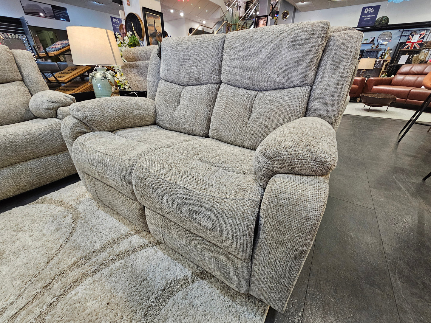 Rome 2 Seater Power Recliner Sofa