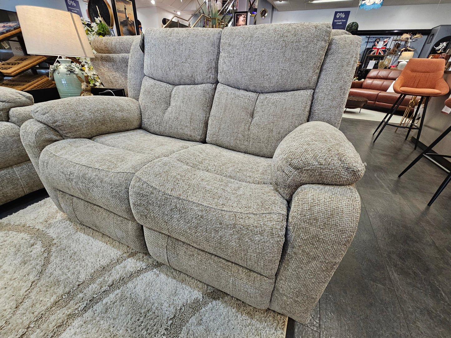 Rome 2 Seater Power Recliner Sofa