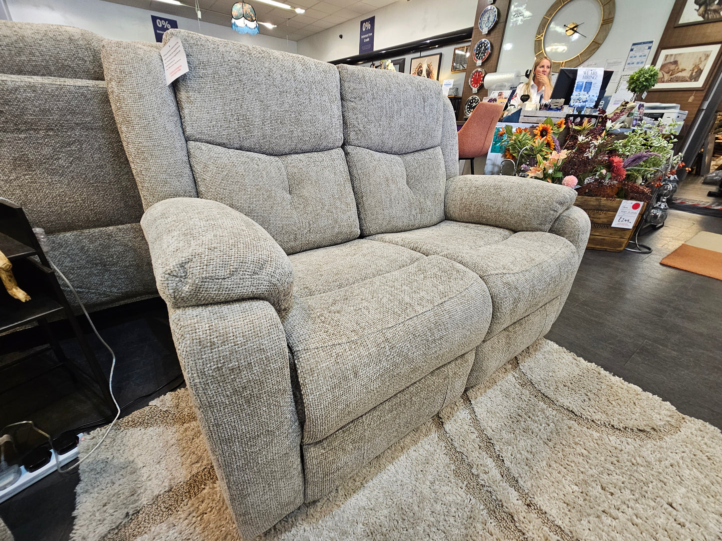 Rome 2 Seater Power Recliner Sofa