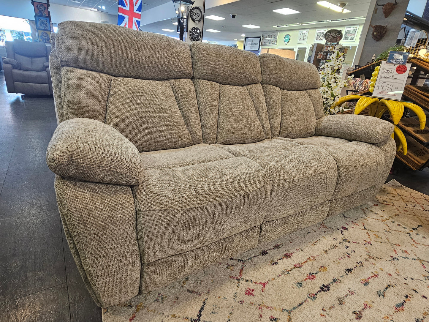 Venice 3 Seater Power Recliner Sofa + 2 Seater Power Recliner Sofa Set