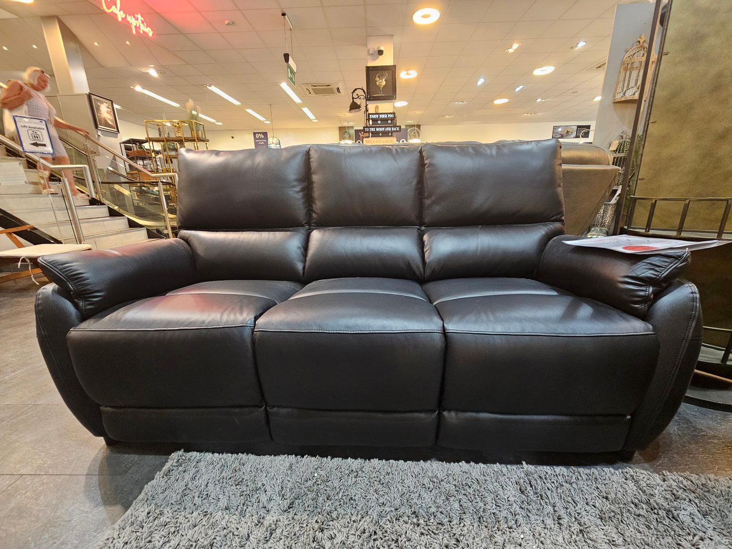 Espirit Static 3 Seater Sofa + Manual Recliner Chair Set