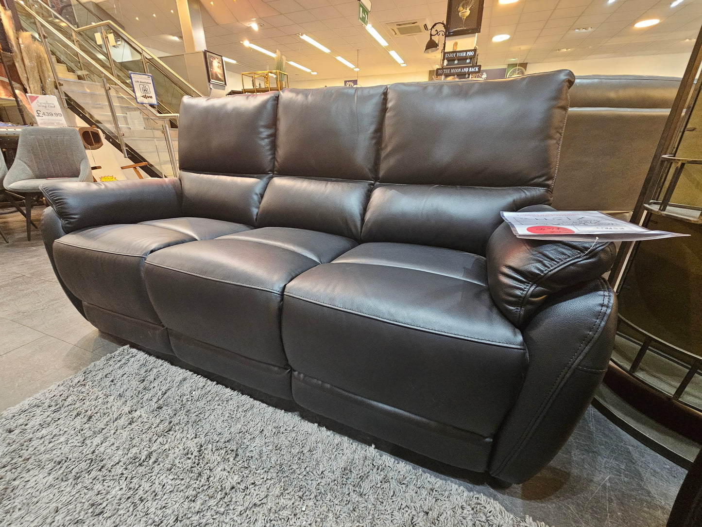 Espirit Static 3 Seater Sofa + Manual Recliner Chair Set
