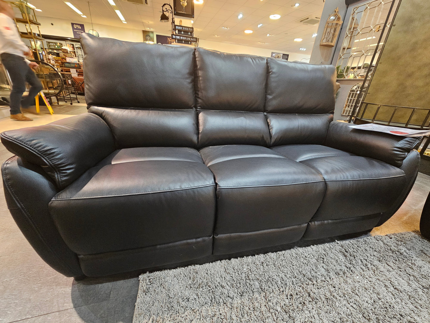 Espirit Static 3 Seater Sofa + Manual Recliner Chair Set