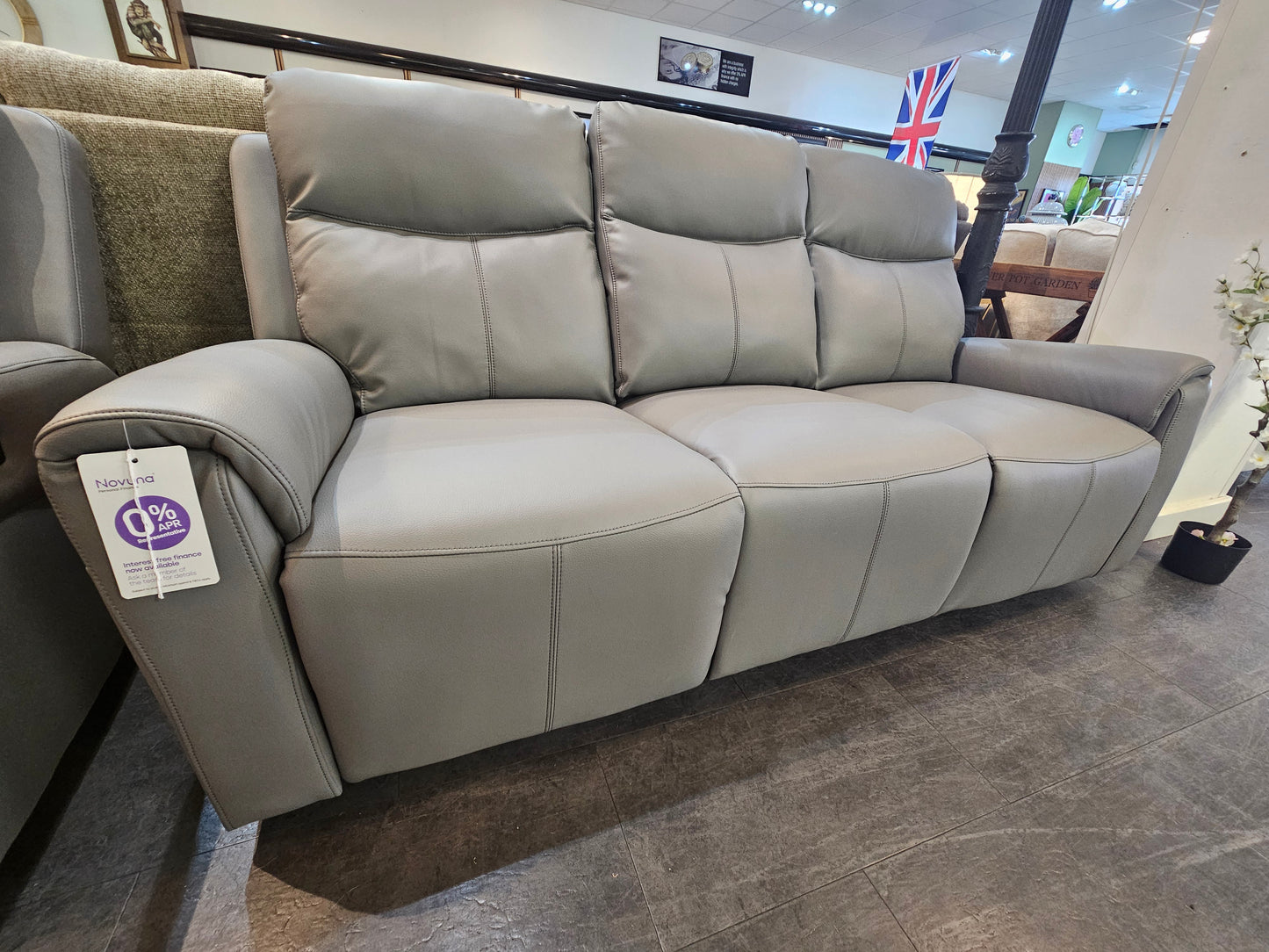 Turin 3 Seater Console Sofa + 2 Seater Power Recliner Sofa Set