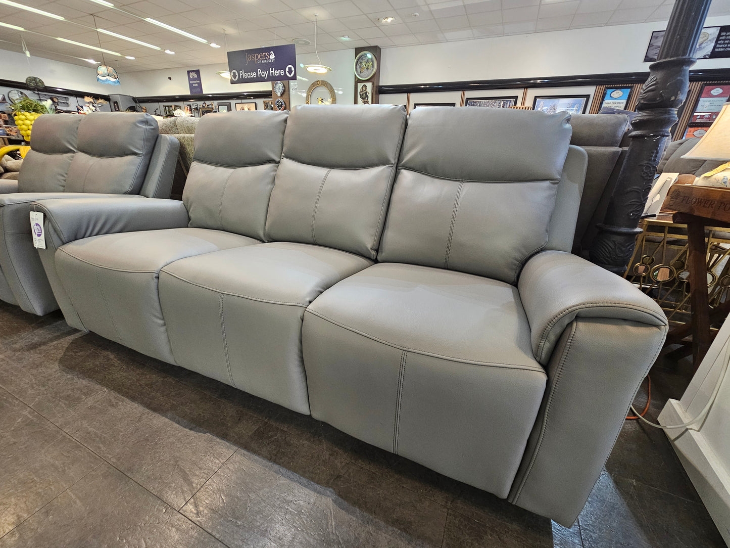 Turin 3 Seater Console Sofa + 2 Seater Power Recliner Sofa Set