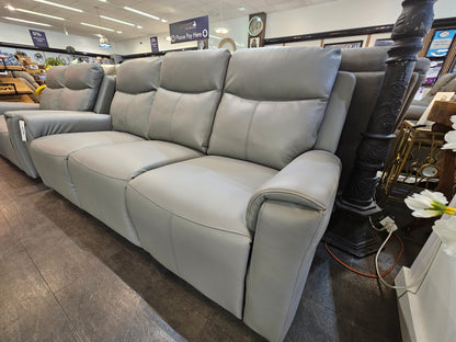 Turin 3 Seater Console Sofa + 2 Seater Power Recliner Sofa Set