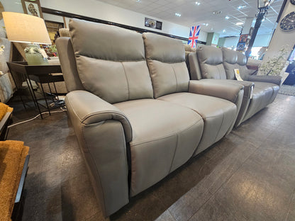 Turin 3 Seater Console Sofa + 2 Seater Power Recliner Sofa Set
