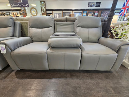 Turin 3 Seater Console Sofa + 2 Seater Power Recliner Sofa Set