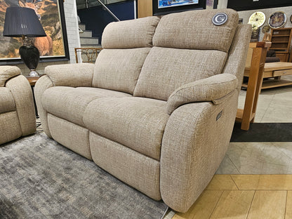 G Plan Kingsbury 3 Seater Static Sofa + 2 Seater Power Recliner Sofa