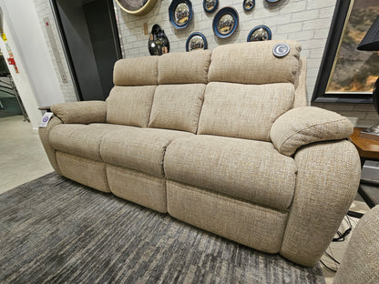 G Plan Kingsbury 3 Seater Static Sofa + 2 Seater Power Recliner Sofa