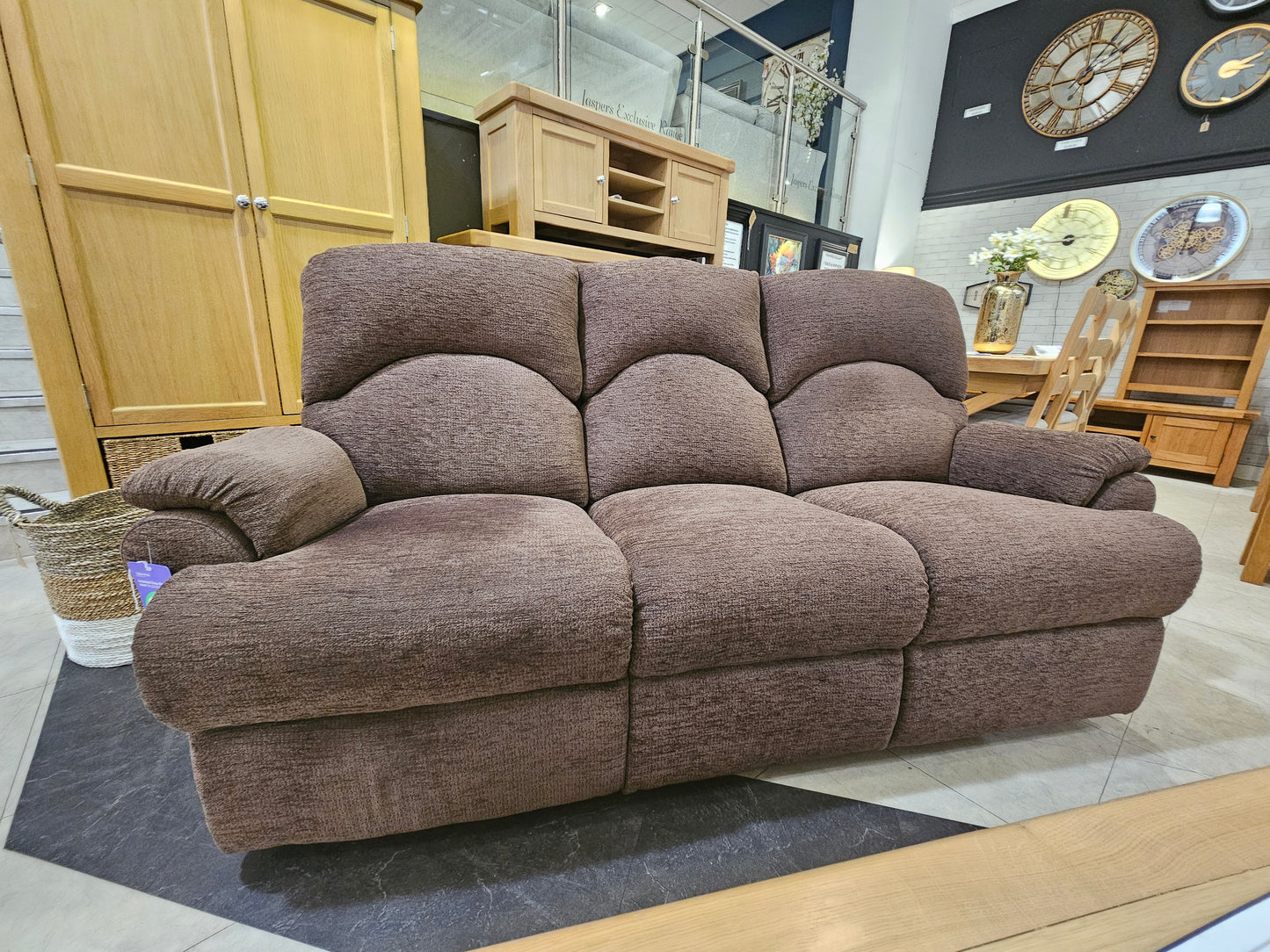 Bakewell 3 Seater Manual Recliner Sofa + 2 Seater Manual Recliner Sofa