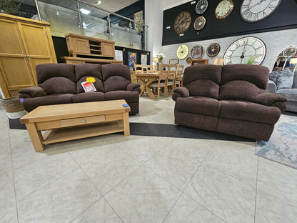 Bakewell 3 Seater Manual Recliner Sofa + 2 Seater Manual Recliner Sofa