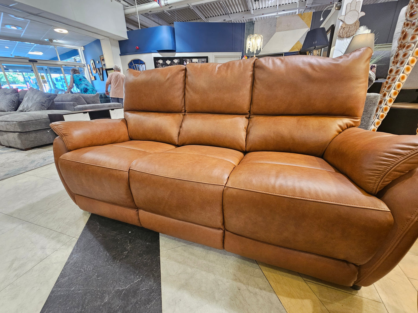 Lotus 3 Seater Sofa + 2 Seater Power Recliner Sofa