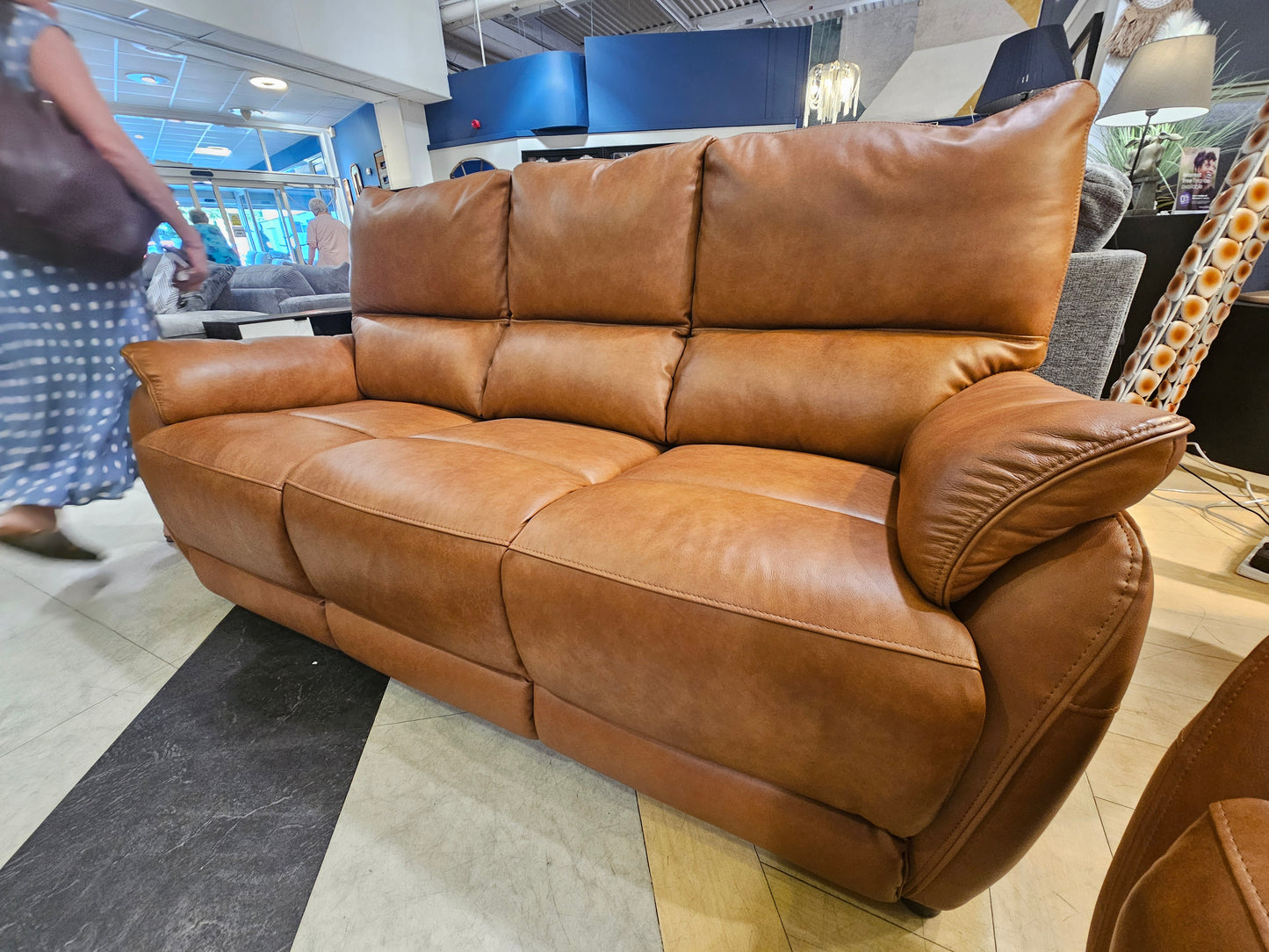 Lotus 3 Seater Sofa + 2 Seater Power Recliner Sofa