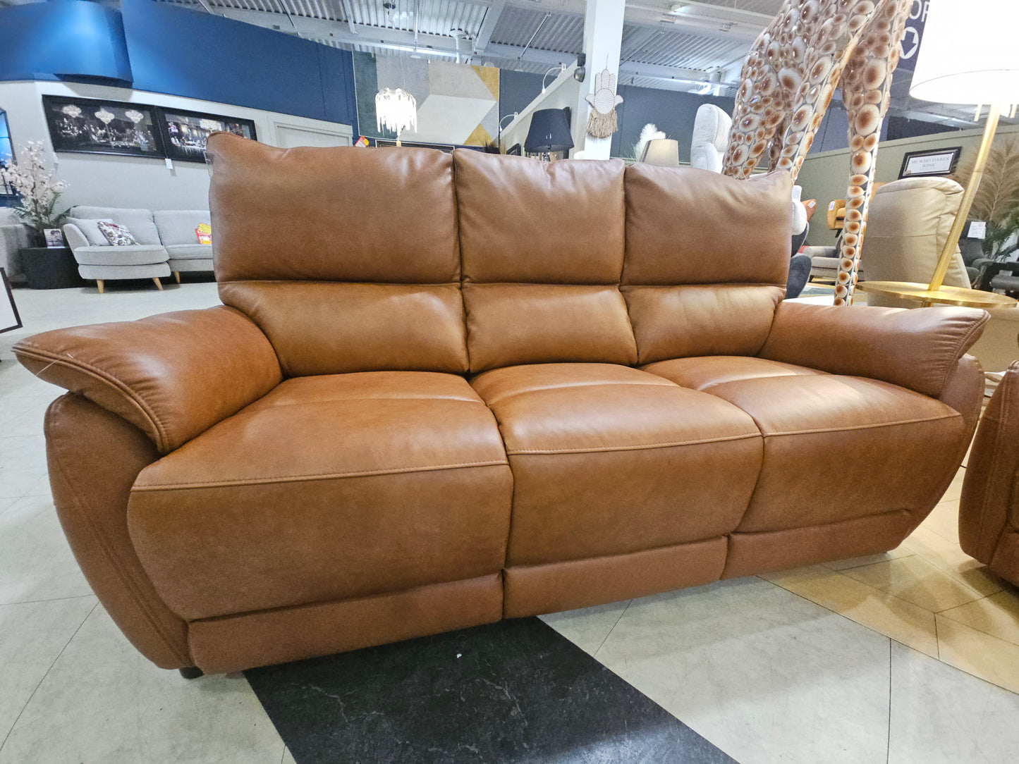 Lotus 3 Seater Sofa + 2 Seater Power Recliner Sofa
