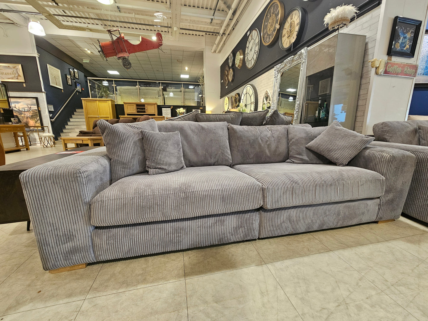 Fincham 4 Seater Split Sofa + Chair Set