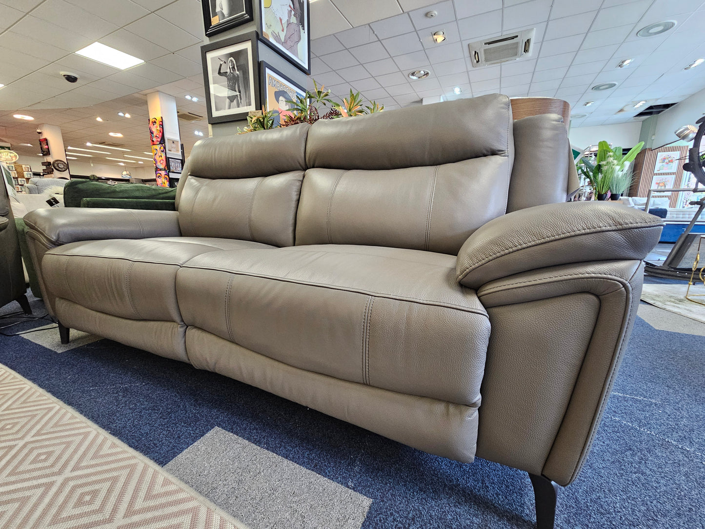 Panache 3 Seater Sofa + Power Recliner Chair Set
