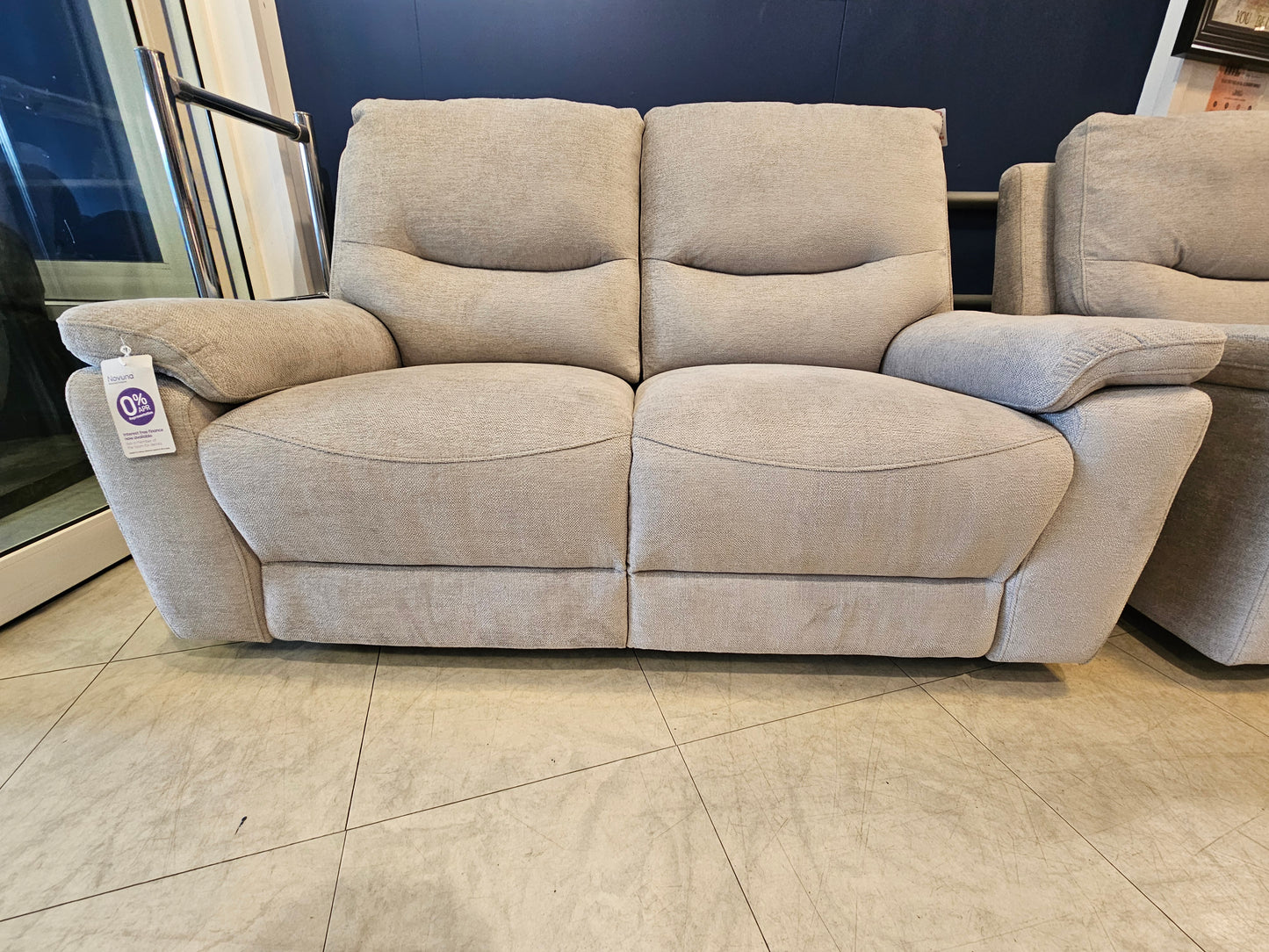 Burton 2 Manual Seater + Power Chair Recliner Set