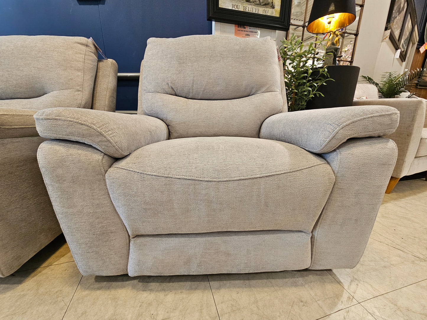 Burton 2 Manual Seater + Power Chair Recliner Set
